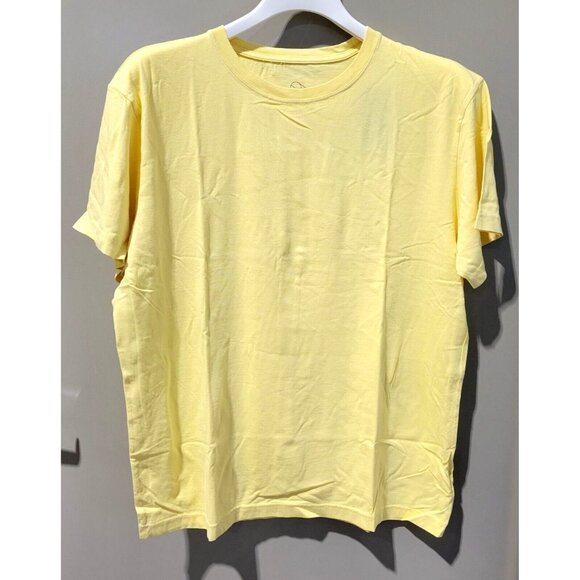 Original Use Men's Sweet Corn Yellow Soft 100% Cotton Crewneck Tee - Large 42/44 - Picture 3 of 6